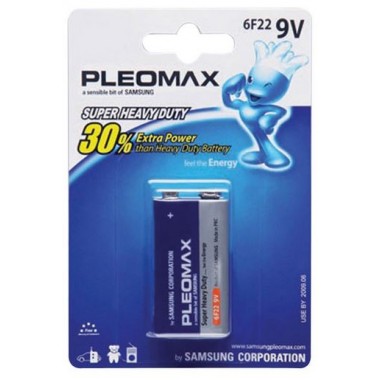 Батарейка SAMSUNG Pleomax 6F22-1BL